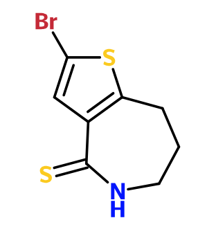 (image for) MCYB3569 2-Bromo-5,6,7,8-tetrahydro-4H-thieno[3,2-c]azepine-4-thione